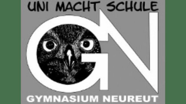 Zu sehen ist das Logo der Vortragsreihe Uni macht Schule mit einer Eule.